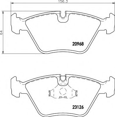 BREMSBELAGSATZ 8DB355008971