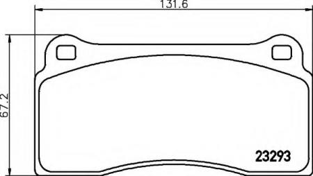 BREMSBELAGSATZ 8DB355008981 HELLA