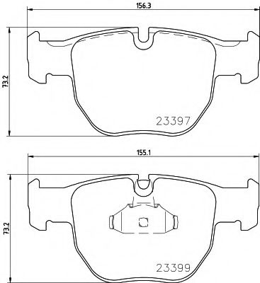 BREMSBELAGSATZ 8DB355009301