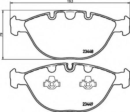 BREMSBELAGSATZ 8DB355009921