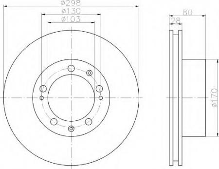 BREMSSCHEIBE 8DD355103461