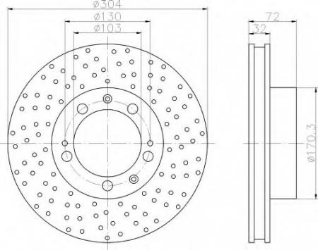 BREMSSCHEIBE 8DD355104731