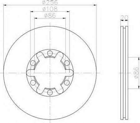 BREMSSCHEIBE 8DD355105111