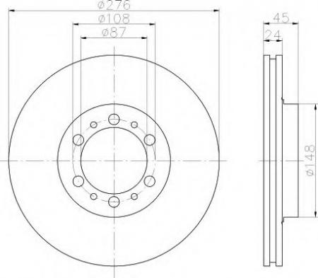 BREMSSCHEIBE 8DD355105131