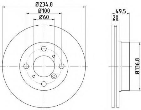 BREMSSCHEIBE 8DD355106231