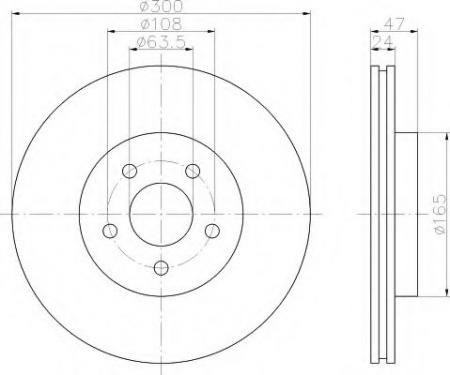 BREMSSCHEIBE 8DD355108031