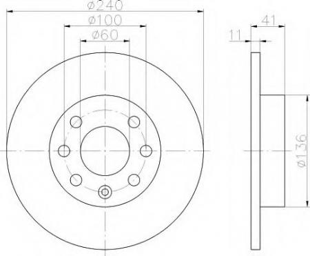 BREMSSCHEIBE 8DD355108311