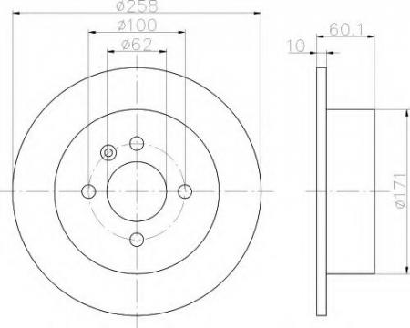 BREMSSCHEIBE 8DD355100351