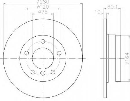 BREMSSCHEIBE 8DD355102591