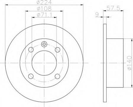 BREMSSCHEIBE 8DD355103011