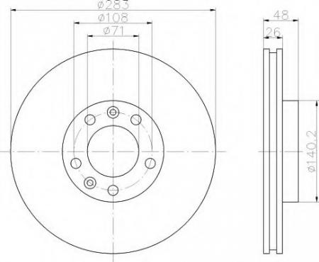 BREMSSCHEIBE 8DD355103451