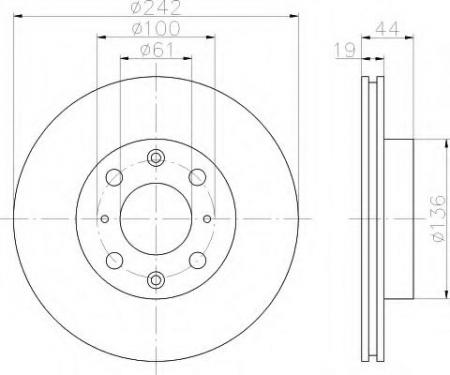 BREMSSCHEIBE 8DD355103101