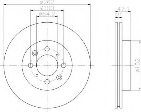 BREMSSCHEIBE 8DD355104961