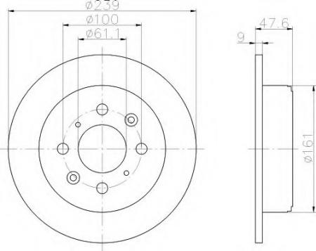 BREMSSCHEIBE 8DD355104951