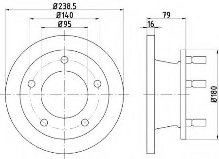 BREMSSCHEIBE 8DD355101471