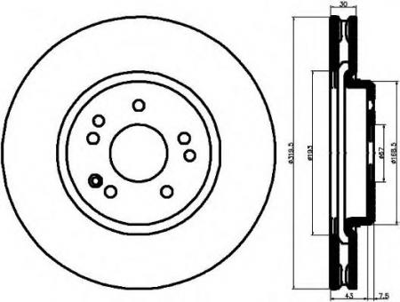 BREMSSCHEIBE 8DD355103401