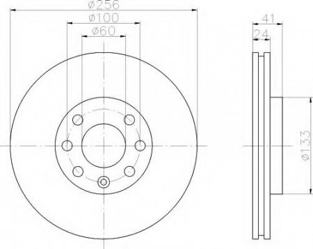 BREMSSCHEIBE 8DD355106041