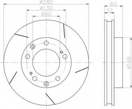 BREMSSCHEIBE 8DD355101041