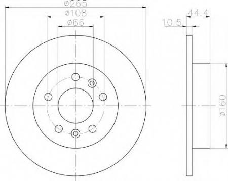 BREMSSCHEIBE 8DD355103531