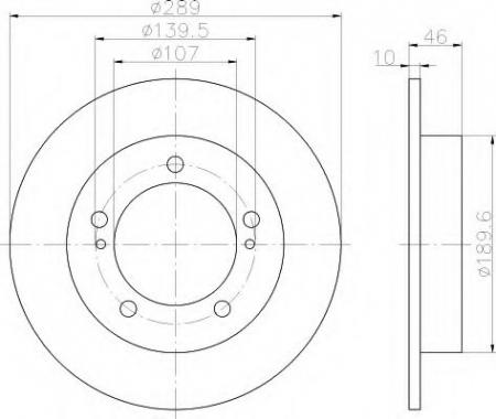 BREMSSCHEIBE 8DD355101291