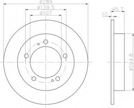 BREMSSCHEIBE 8DD355103601