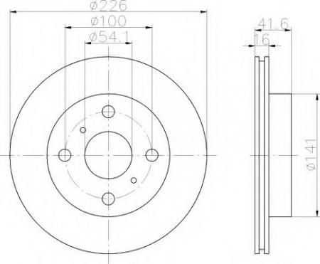 BREMSSCHEIBE 8DD355102161