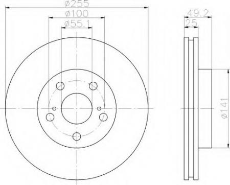 BREMSSCHEIBE 8DD355104891