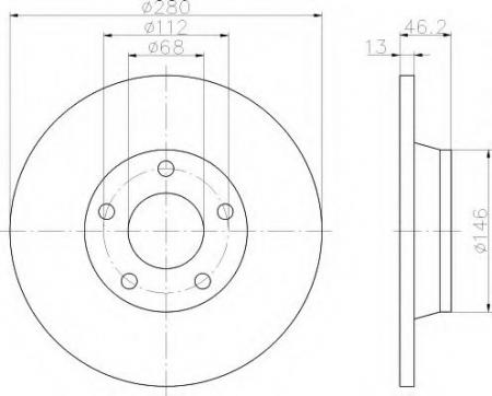 BREMSSCHEIBE 8DD355104161