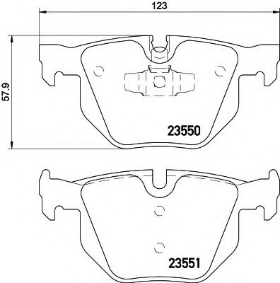   BMW E90/E91/E60/E61/E70/E71  8DB 355 011-801 HELLA