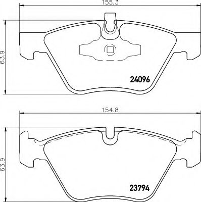 BREMSBELAGSATZ 8DB355011941