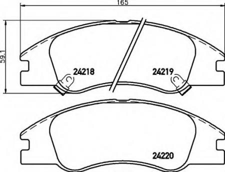 BREMSBELAGSATZ 8DB355012041