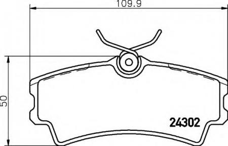 BREMSBELAGSATZ 8DB355006821