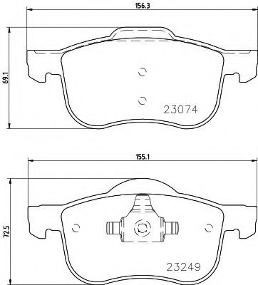 BREMSBELAGSATZ 8DB355006851