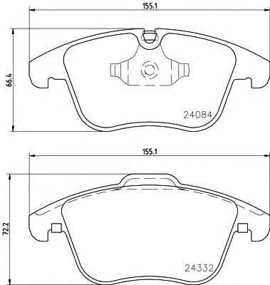 BREMSBELAGSATZ 8DB355013731