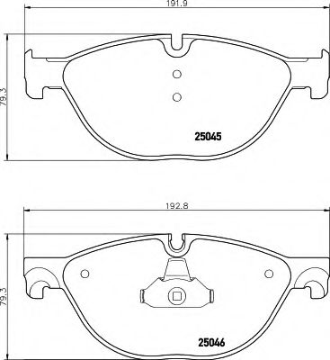 BREMSBELAGSATZ 8DB355015251