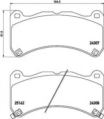 BREMSBELAGSATZ 8DB355015471