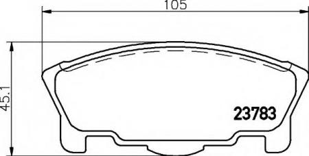 BREMSBELAGSATZ 8DB355017311