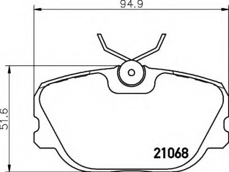 BREMSBELAGSATZ 8DB355017761