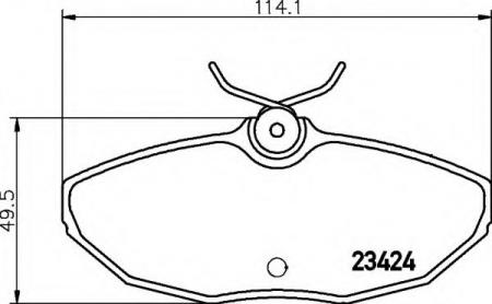 BREMSBELAGSATZ 8DB355018561