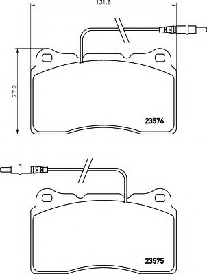 BREMSBELAGSATZ 8DB355018671