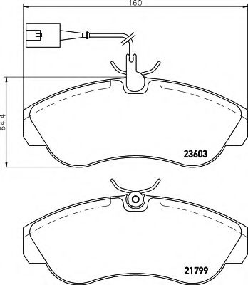 BREMSBELAGSATZ 8DB355018791