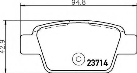 BREMSBELAGSATZ 8DB355018851