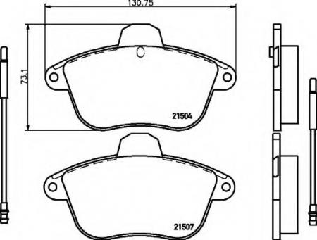 BREMSBELAGSATZ 8DB355019081