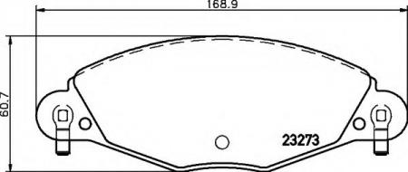 BREMSBELAGSATZ 8DB355019421