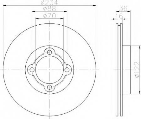 BREMSSCHEIBE 8DD355108661