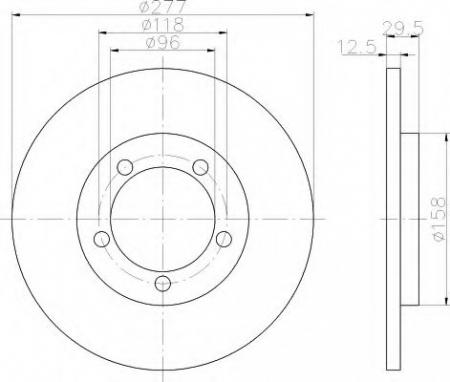 BREMSSCHEIBE 8DD355108671