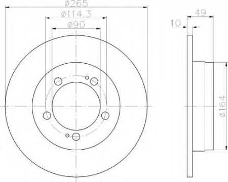 BREMSSCHEIBE 8DD355103321