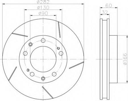 BREMSSCHEIBE 8DD355101051