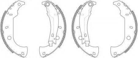 BREMSBACKENSATZ 8DB355003361 HELLA