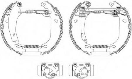 BREMSBACKENSATZ 8DB355003771 HELLA